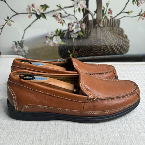 Dockers Mens Leather Loafers Size 8M Brown Catalina Slip-On Shoes main image 8